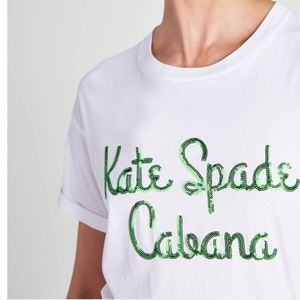 Kate Spade Logo Cabana Tee size SMALL